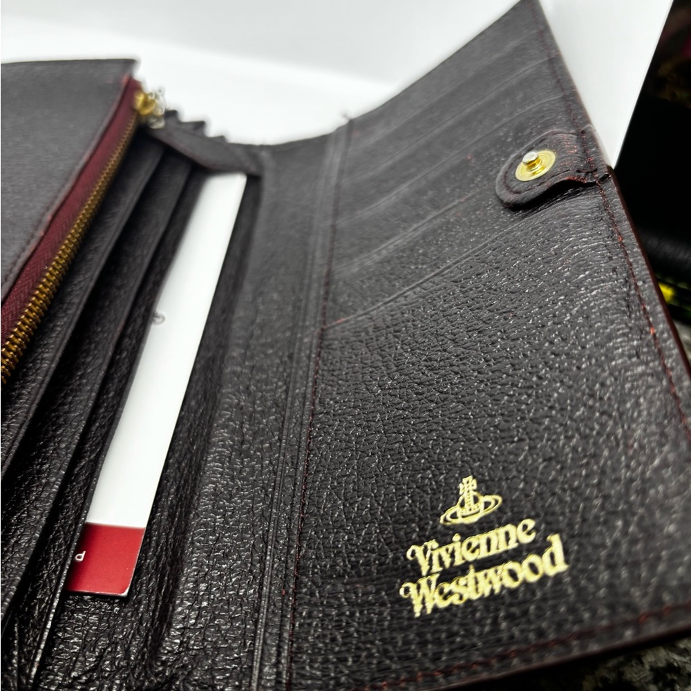 EUC! Vivienne Westwood Black Leather Vintage Wallet - Picture 3 of 7